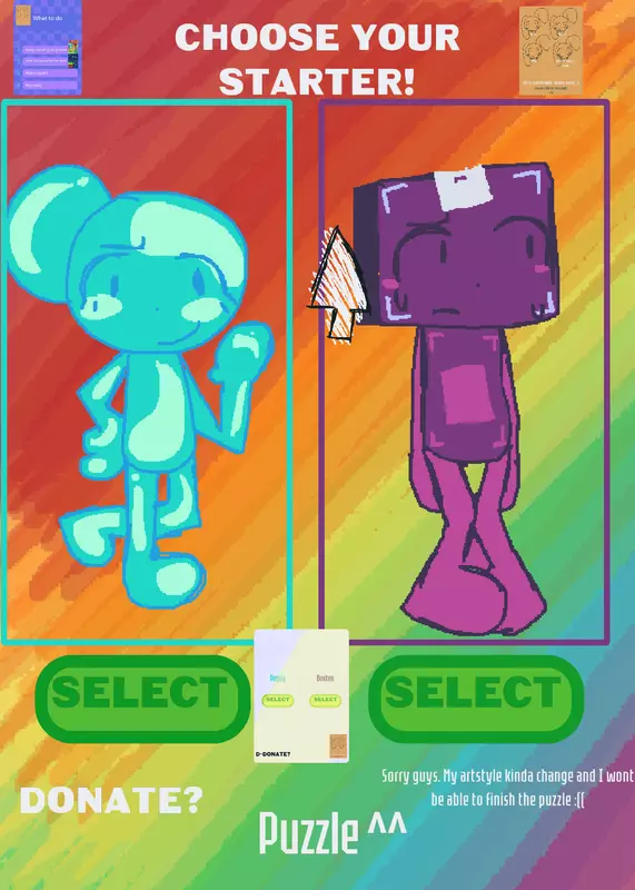 Dandys world puzzle by @doodles--