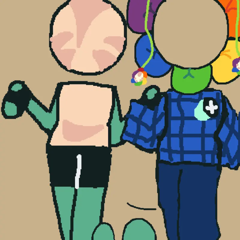 Dandys world puzzle!!! Swapped au by @Tetolol
