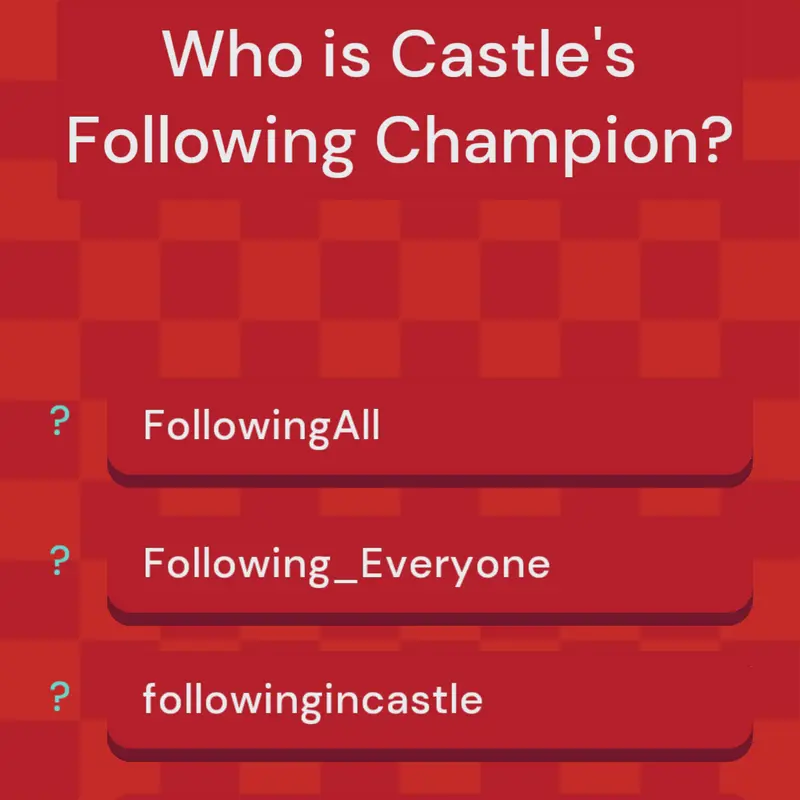 Game by @FollowingAll