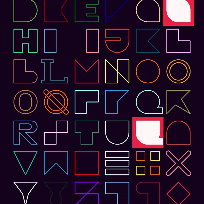 Guys with outlines only by @Andrea2