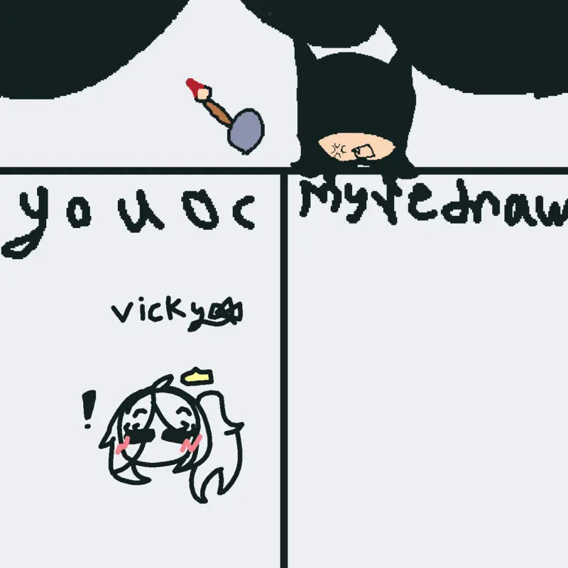 mr best game draw my oc!! :D by @Vicky_48