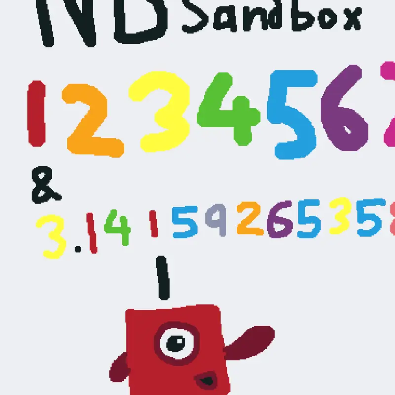 Numberblocks sandbox 1.50 by @YvesLafontaine