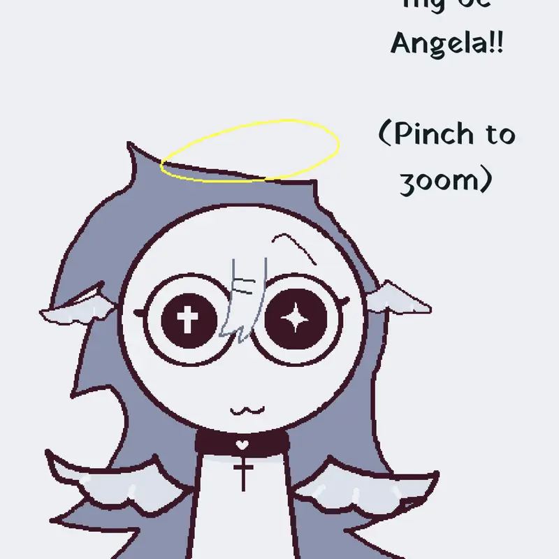 Angela Doodles!! by @V4L_1NS4N3