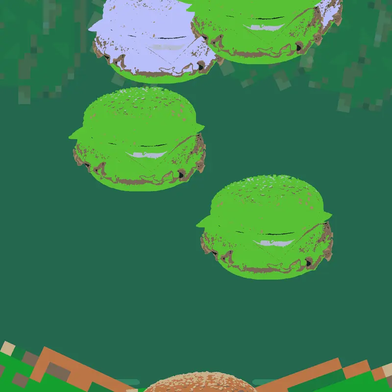 Burger fight by @llllllllIIII