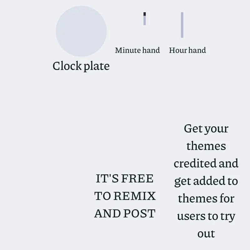 Widget clock event by @yufleWorksForCastle