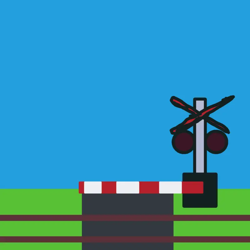 Railroad crossing by @asus1234