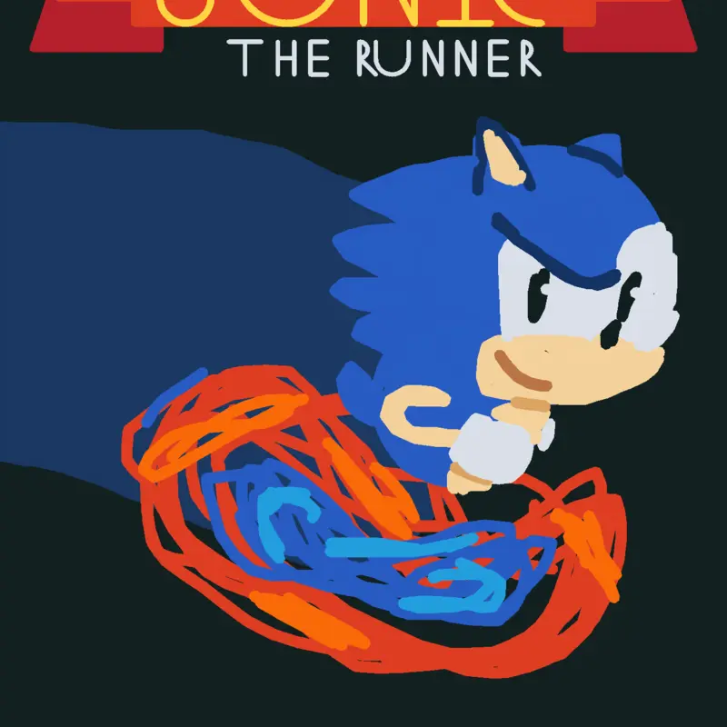 Sonic The Runner by @Ice_cream_studios