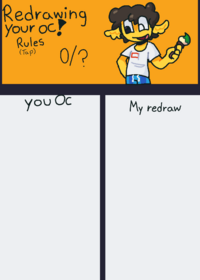 Redrawing your oc!!
