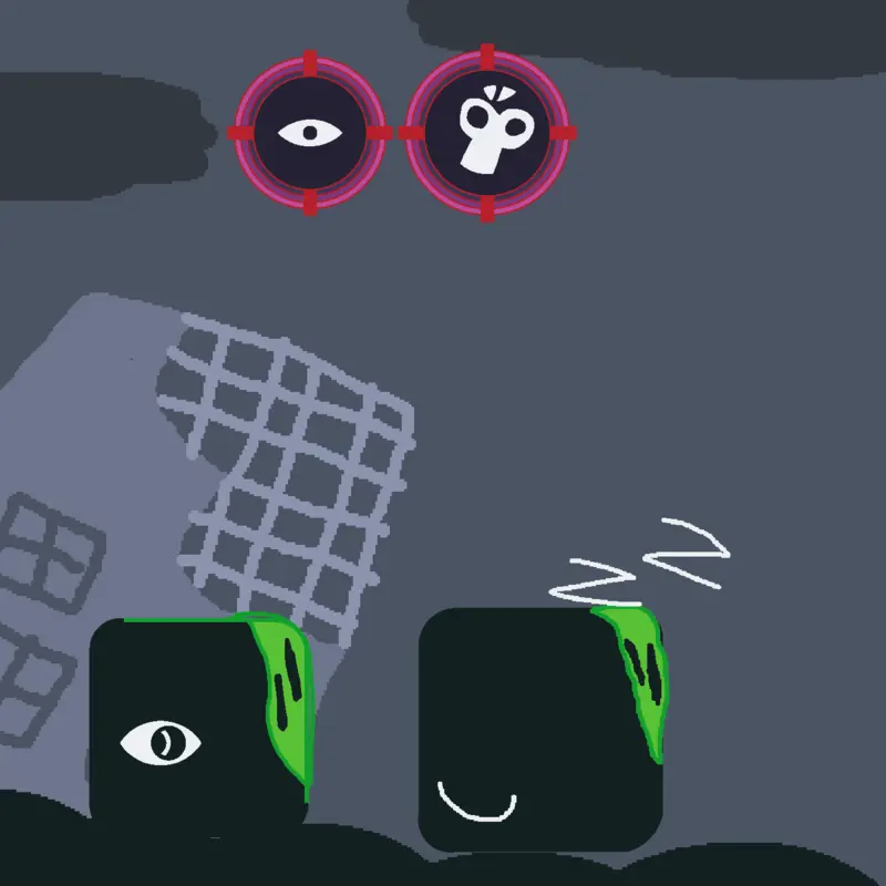 Not green cube individual by @TheguythatloveappleE