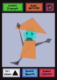 Transparent triangle filler It's poorly...