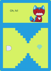 Maze game with kitty pop