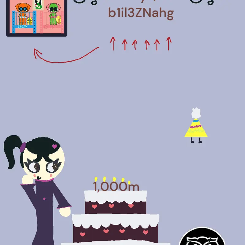 1,00m happy birthday!!!! by @Biancakuromi