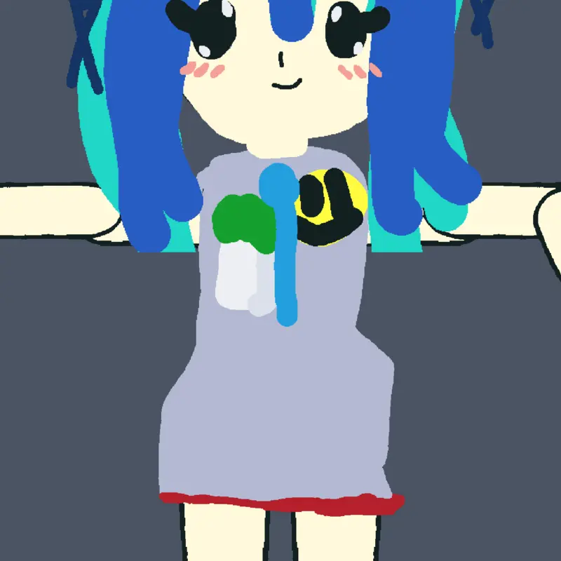 Miku nightgown uniform by @jellyzcakesofficial