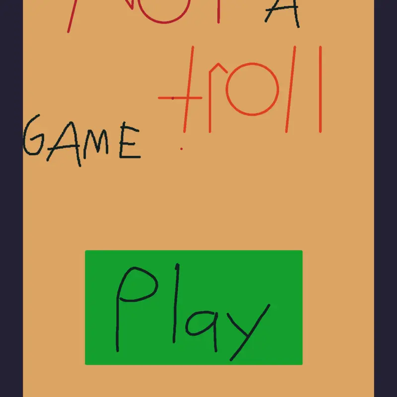 Not a troll game by @adrianpico