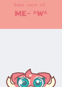 🍥🍡🍮~Take care of meh~🍮🍡🍥 Yip my first...