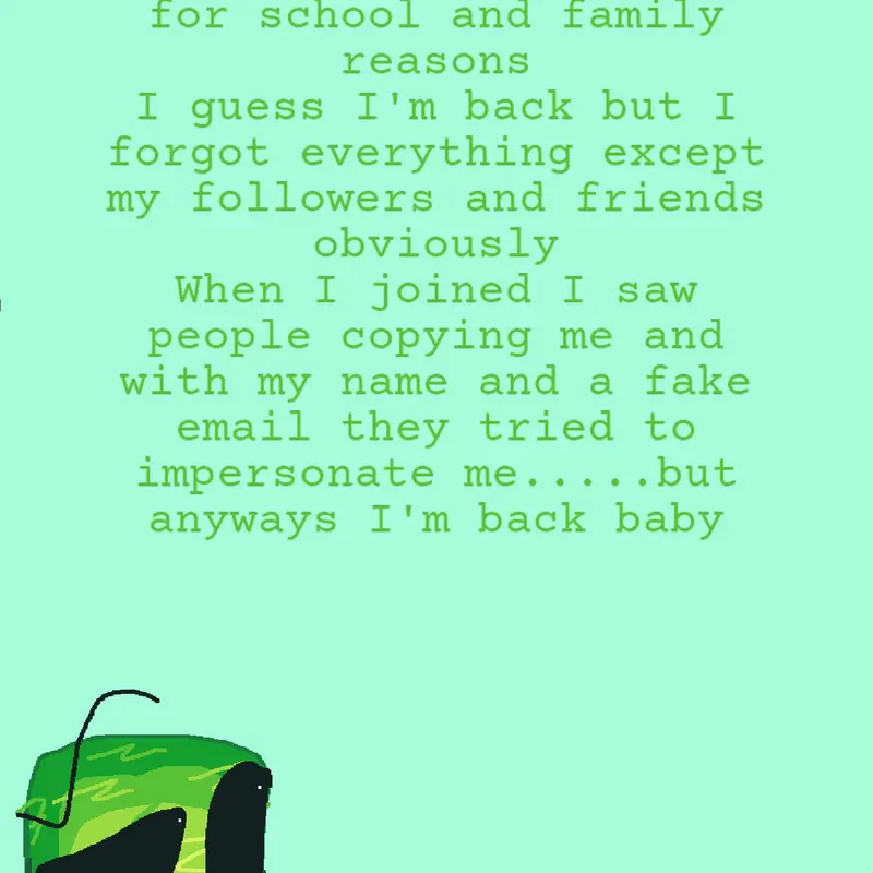 Welcome back by @green-_cube_productions