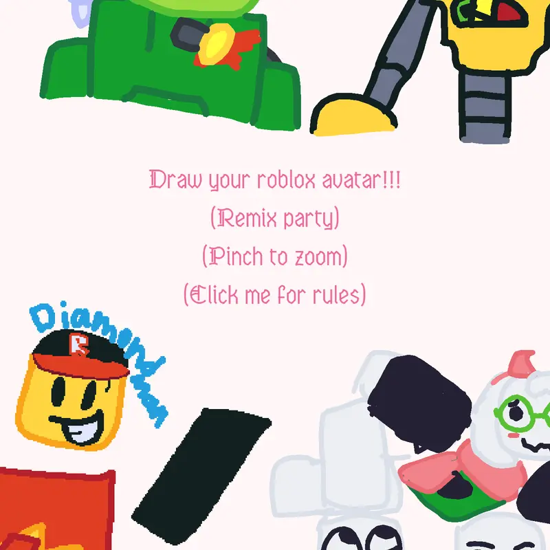 I am a roblox character by @papiprime