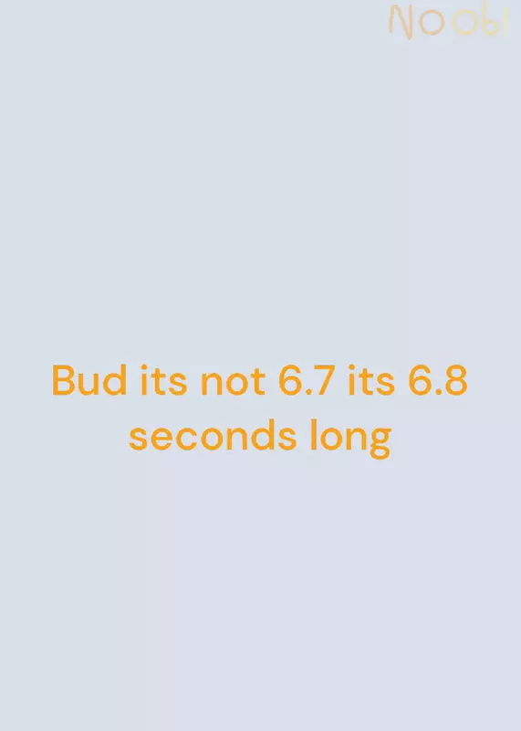 This is not 6.7 sec long bruv by @Dymmy2023_Animator