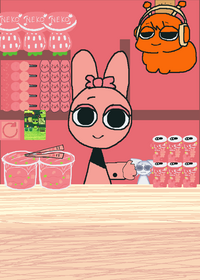 Pinki Eat Cute Food