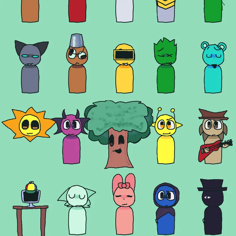 Sprunki Band by @sss19