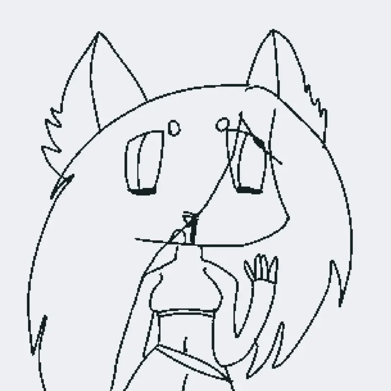 My pawsome art😼😼 by @KatSepticEye