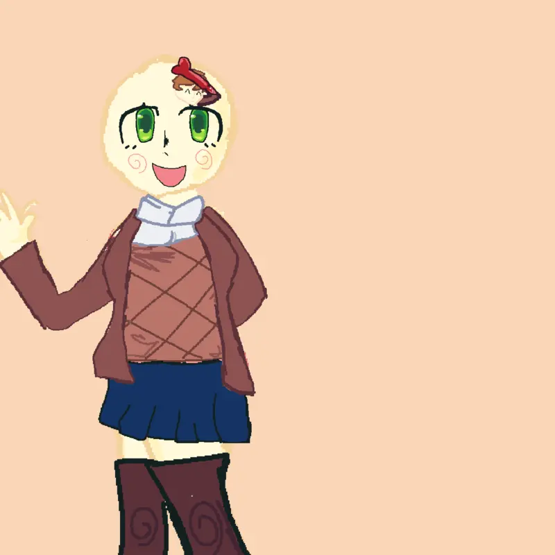 Ddlc monika ###### natsuki yuri by @mushroomcowmilk