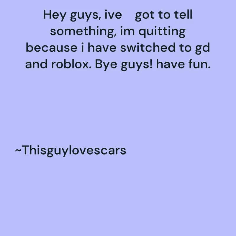 Game by @ThisGuy_LoveCars