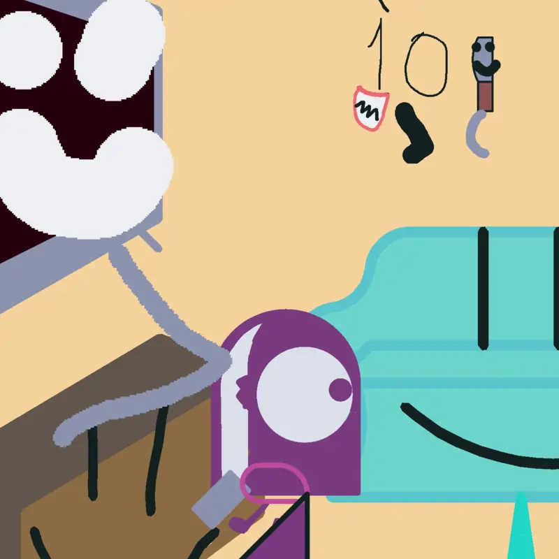 Jennifer watches hazbin hotel/grounded by @yuckyface23