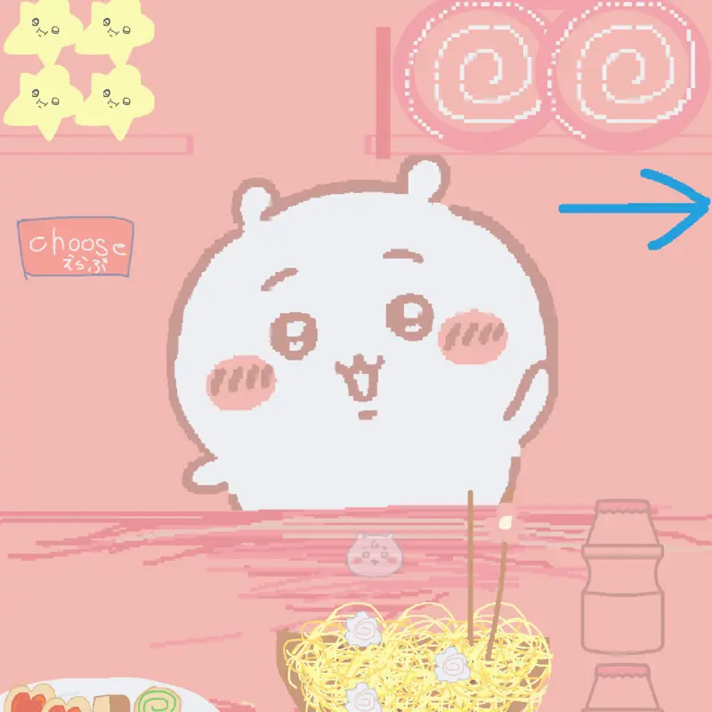 Chiikawa's lunch! by @YukiYuki_Japanese