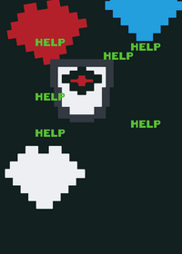 Survive the undertale hearts