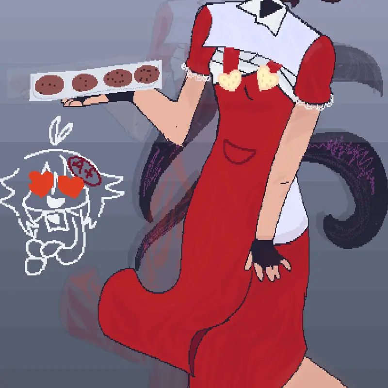 Alice in my locked in artstyle by @s3L1NDA_