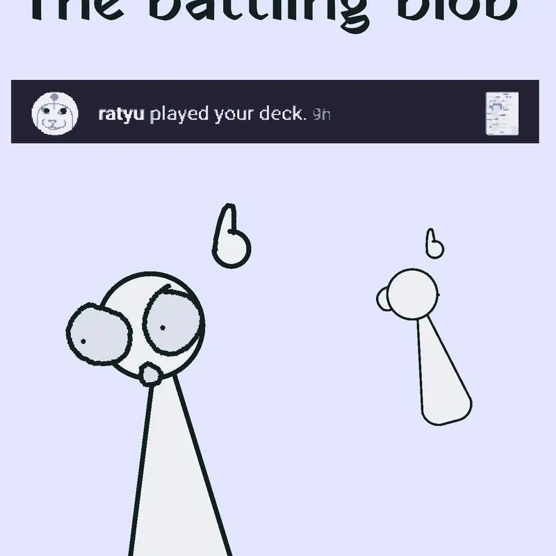 The battling blob by @erilo