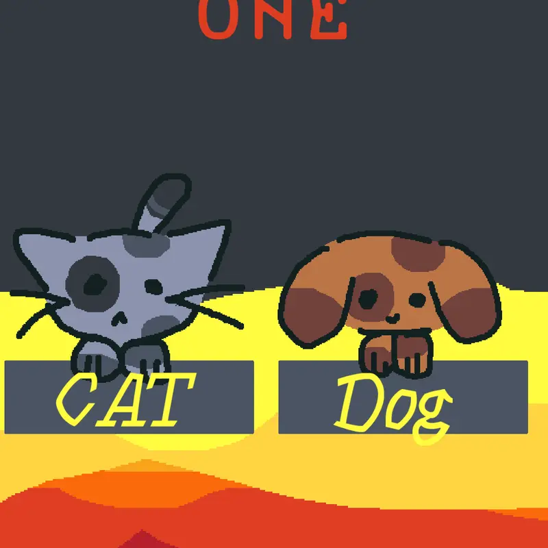 Cats or dogs by @D1n0z