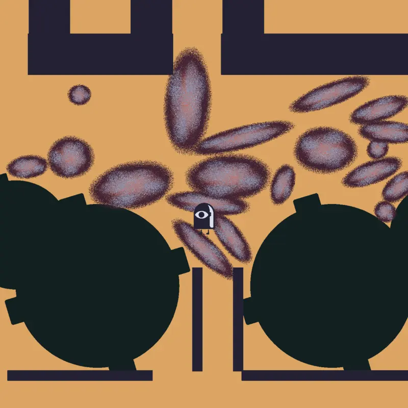 The used factory job:rusty balls by @fractaltriangle