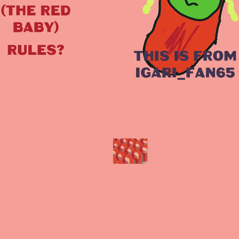 Red baby tarako by @igari_fan65