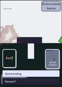 Ending game and wall thingy (might have bugs)