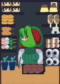 My first food game!!