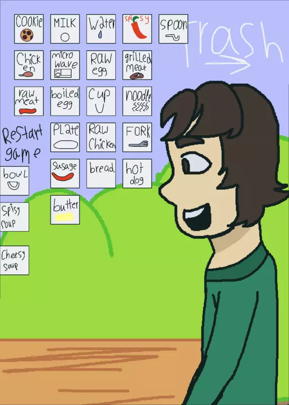 Eating food and every thing by @sonopono