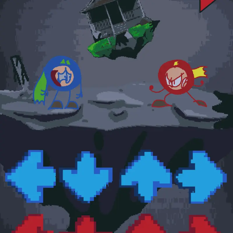 FNF: Lightning Boy vs Earth Guy? by @dysigdiyditd