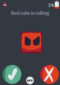 Don't call red cube at 3.A.M.(joke game)