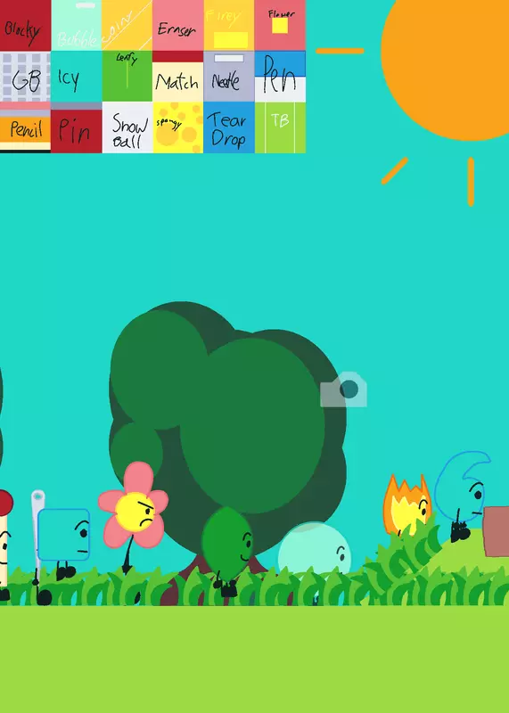 Random bfdi game by @PEAKuniku
