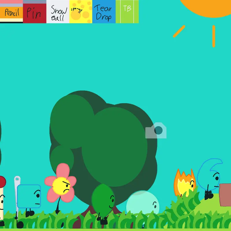 Random bfdi game by @PEAKuniku