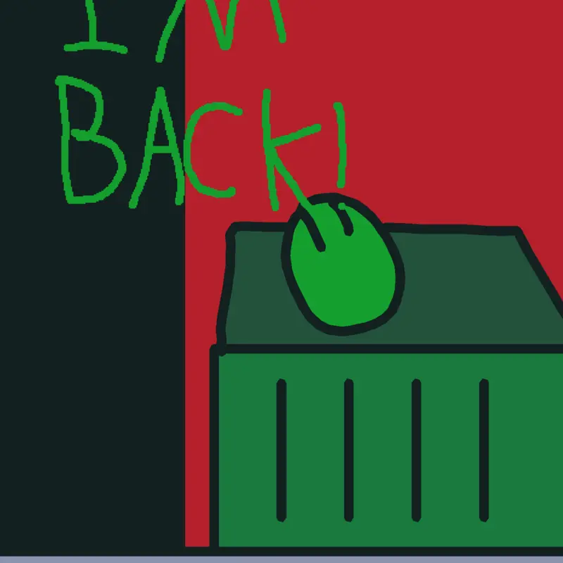Im Back by @green_hedgehog