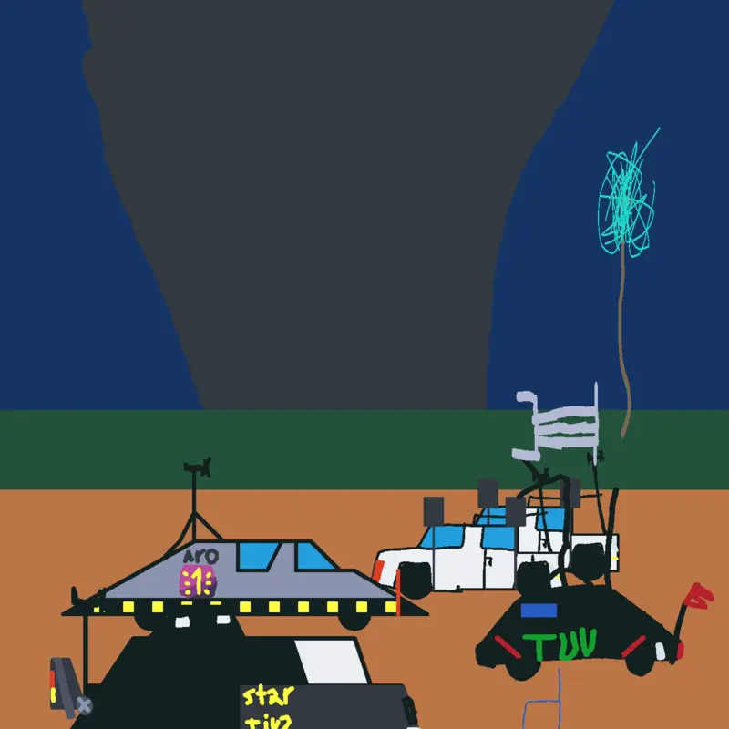 Storm chasers go storm chasing by @BigZa