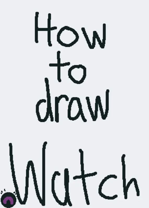 How to draw Watch by @VVatch