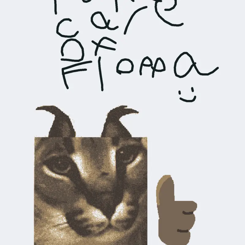 Take Care Of Floppa! by @RubyMakesDecksOfficial