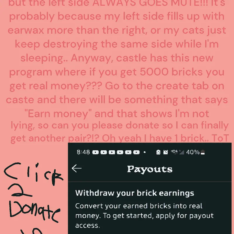 PLS DONATE PLS TOT by @Unigirl_Official