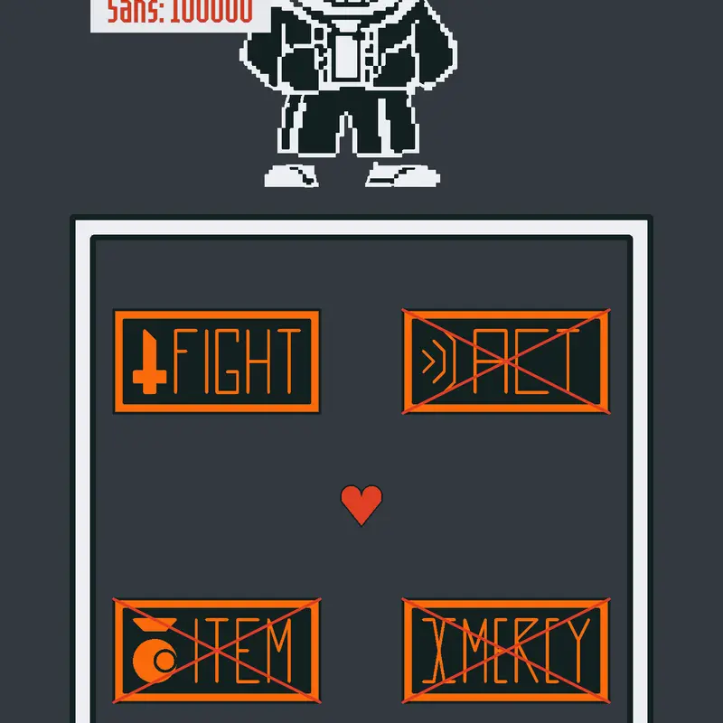 Sans fight by @ryuga