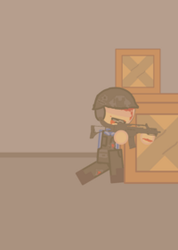 Injured combatant showcase