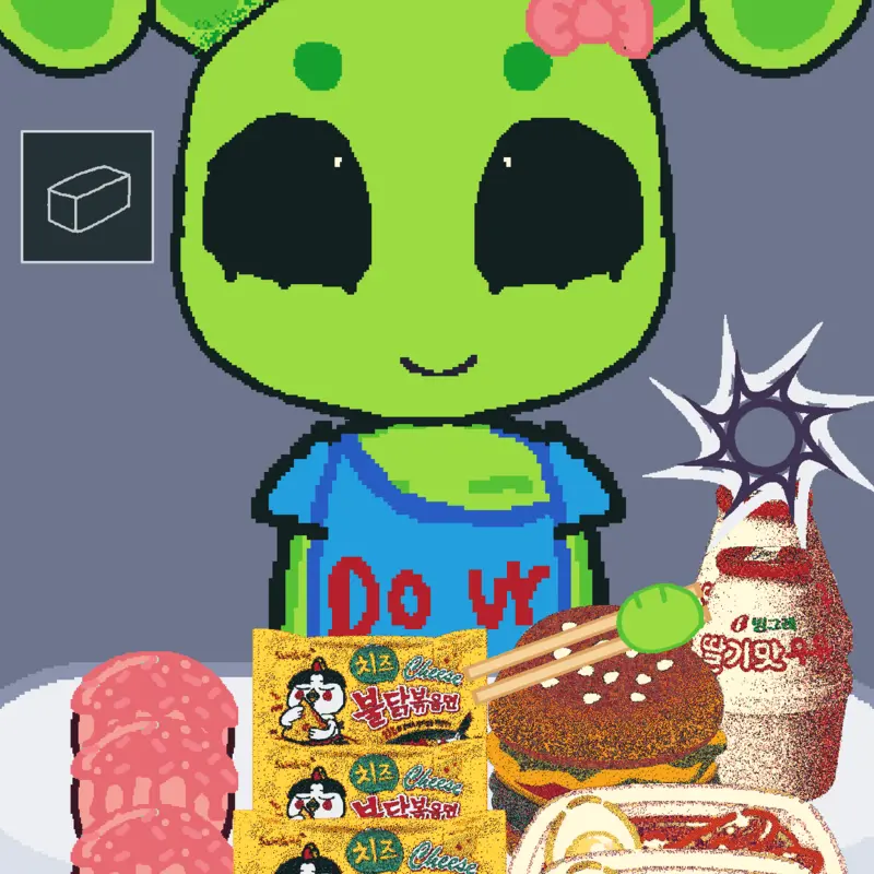 martian mukbang:D by @cool_shrimpo